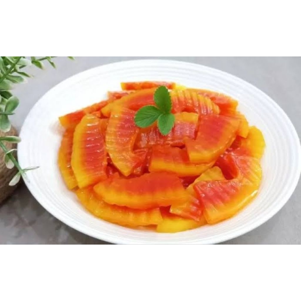 

Manisan pepaya basah manis legit 1kg