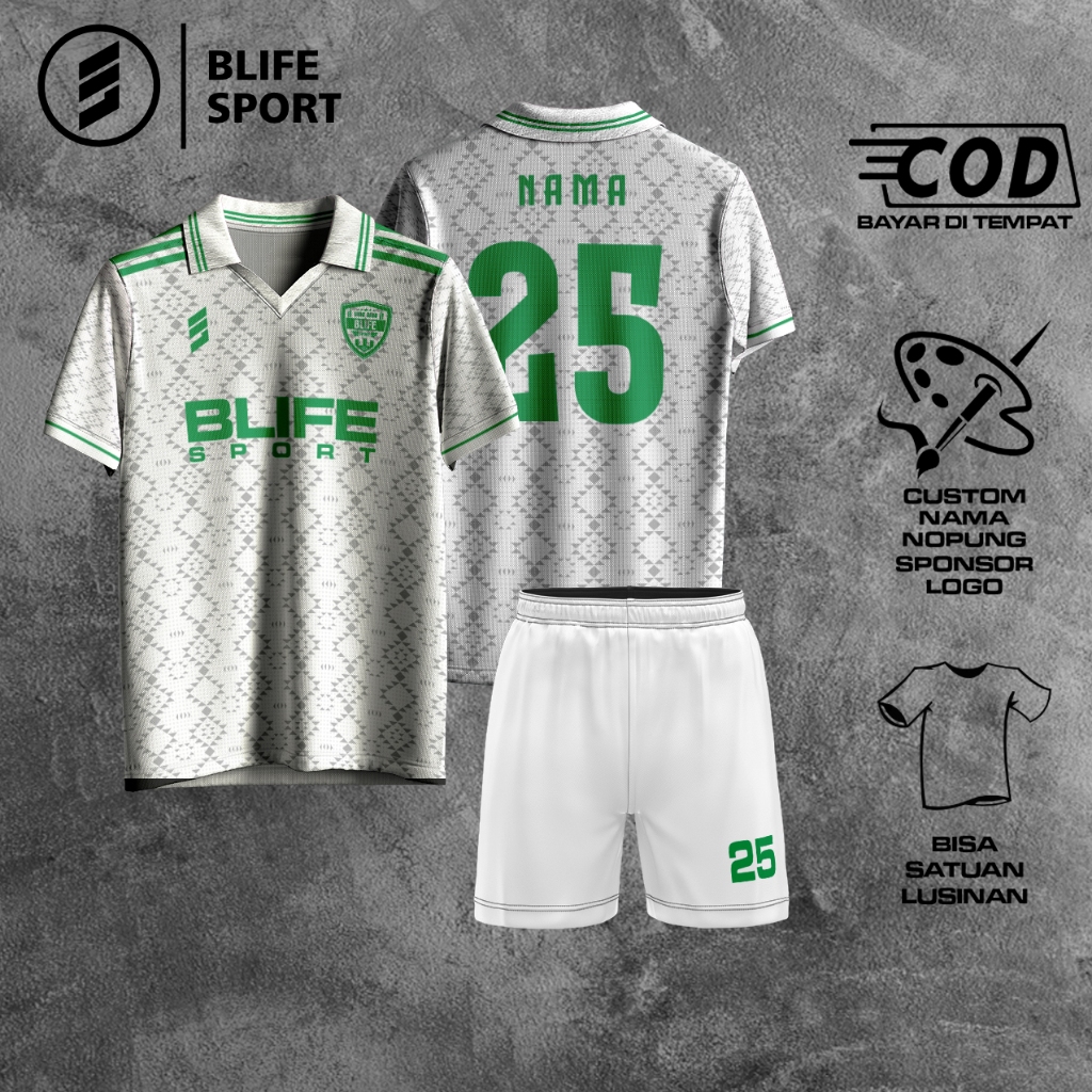 [ COD BISA SATUAN ] JERSEY FUTSAL/BOLA CUSTOM FULL PRINTING