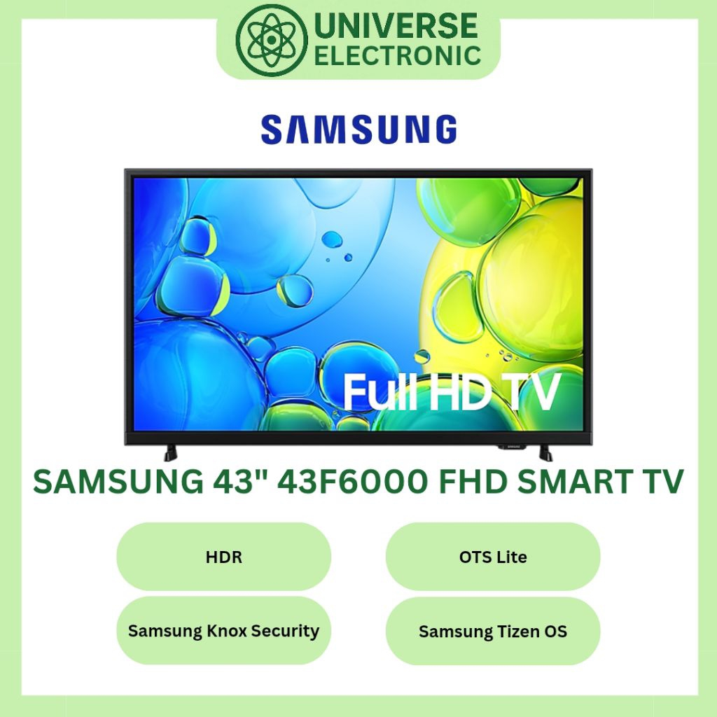 SAMSUNG 43F6000 LED FULL HD SMART TV 43 Inch