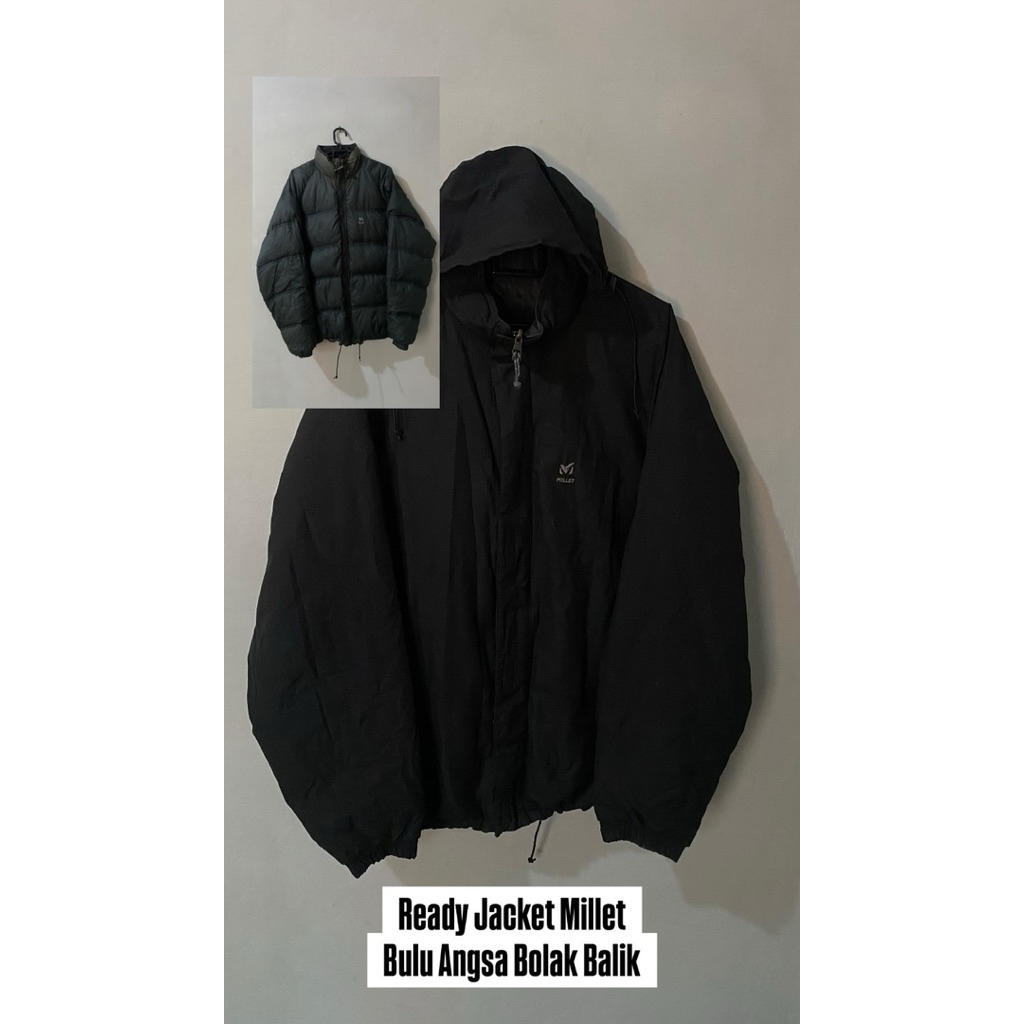 jacket Millet bulu angsa bulak balik