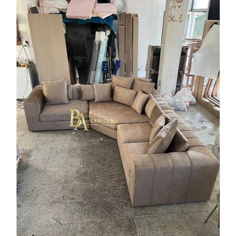 sofa sudut | sofa U basheera klasik modern
