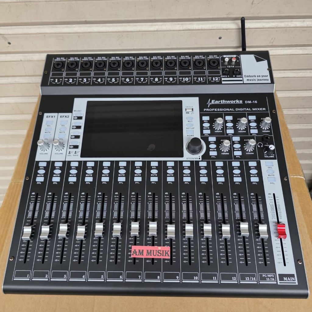 AUDIO MIXER EARTHWORKS DM-16 PROFESSIONAL DIGITAL MIXER EARTHWORKS 16 CHANNEL DM16