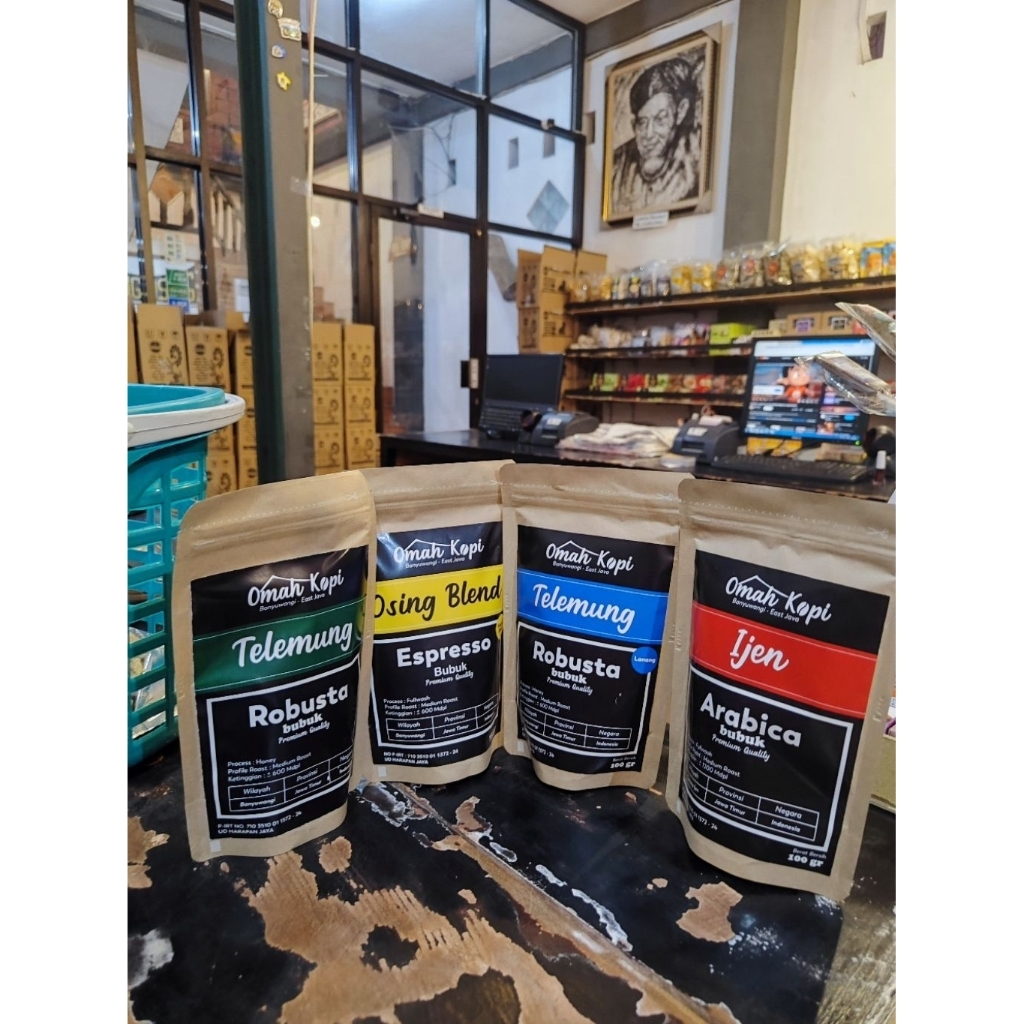 

OMAH KOPI - KOPI BUBUK ASLI/ OLEH-OLEH KHAS BANYUWANGI