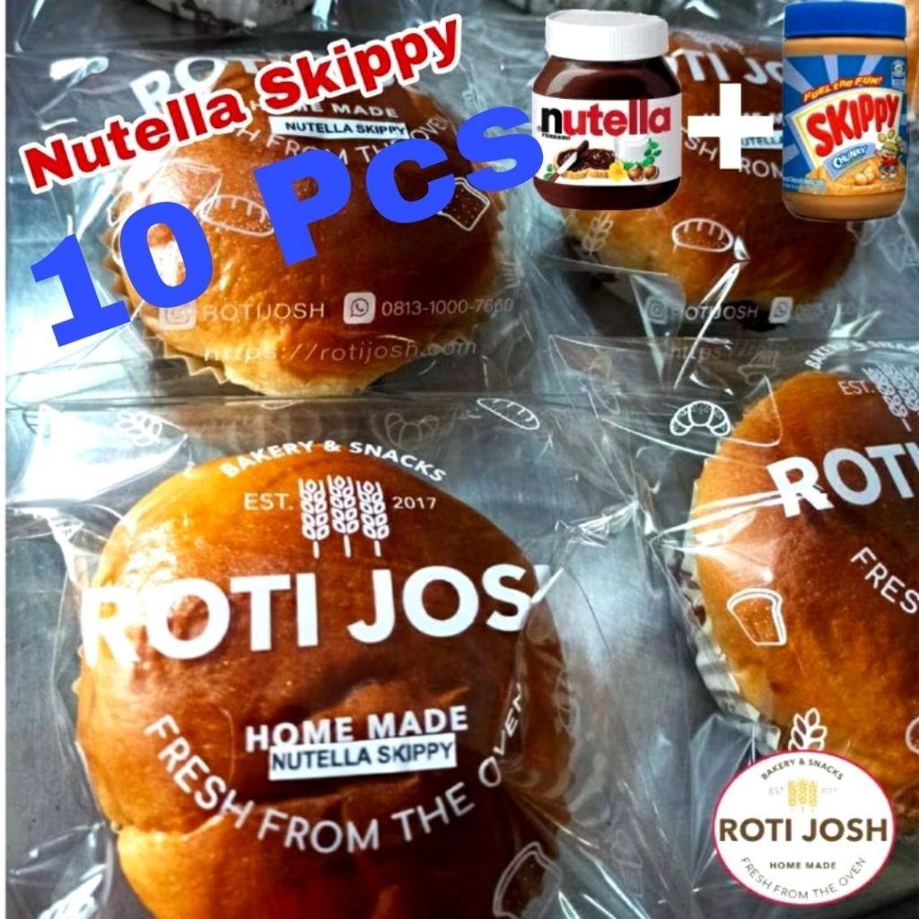 

Roti Nutella Skippy (10pcs) - Roti Josh. (pesan sebelum jam 4 sore dikirim besok harinya)