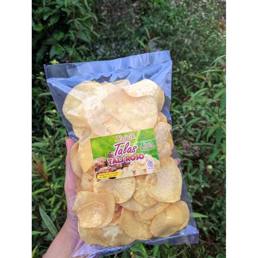 

TALIROSO|Keripik Talas Homade|1kg|500 gram|250 gram