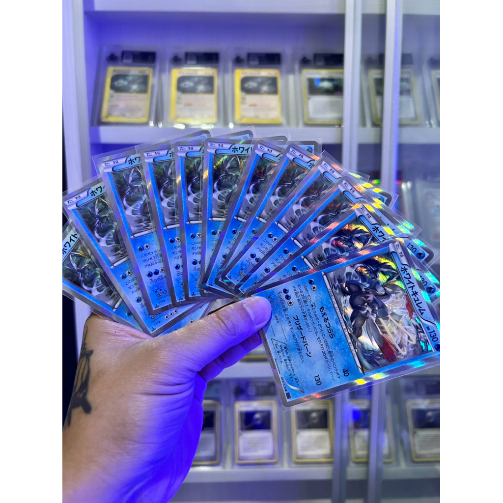 1st ed White Kyurem HOLO rare vintage XY 1 kartu POKEMON tcg card set japan japanese/ english NON (i