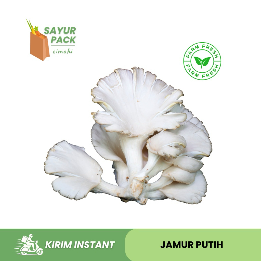 

JAMUR TIRAM 250 gr | jamur putih | sayur instant cimahi