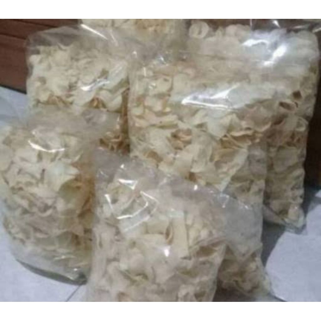 

keripik gadung 1kg. siap goreng enak renyah gurih