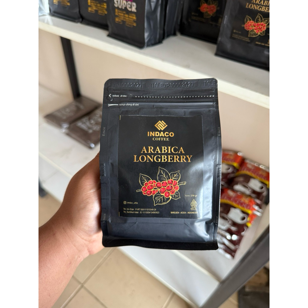 

Arabica Longberry Indaco 250gr HALUS