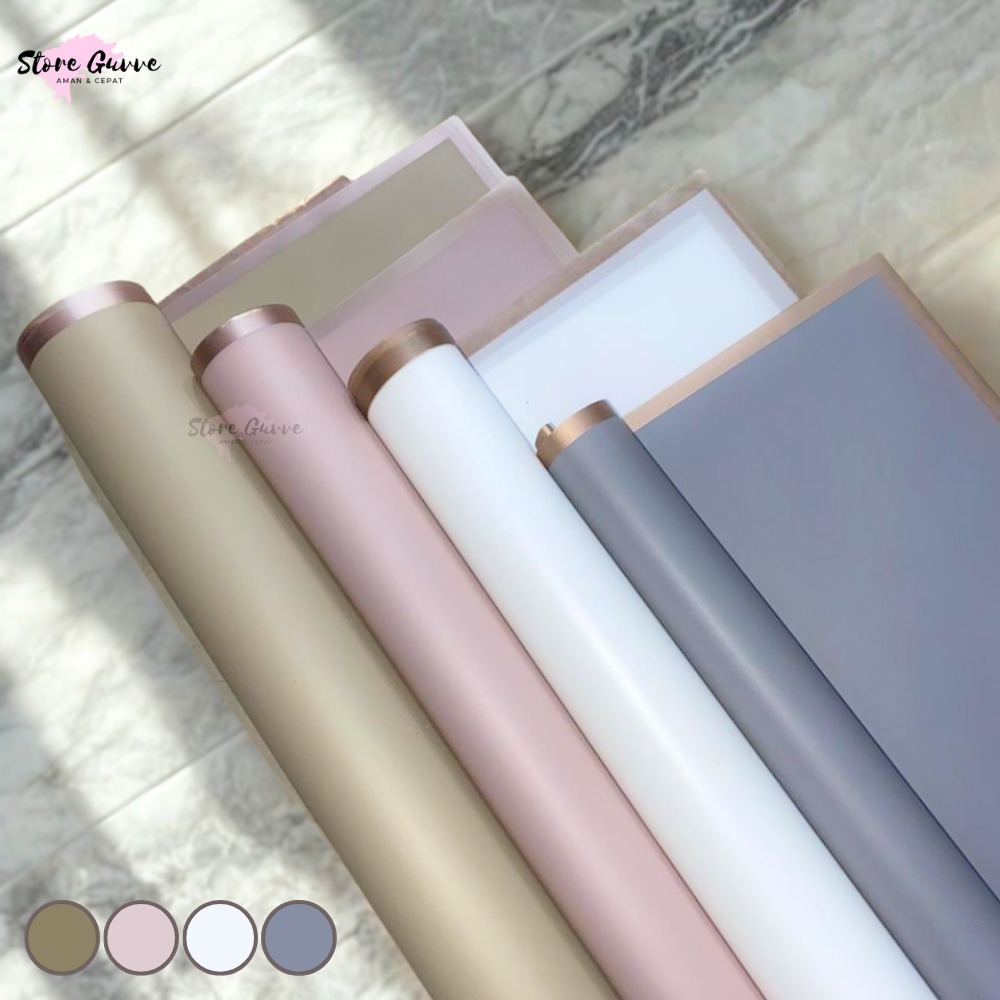 

Kertas Flower Wrapping Kertas Bungkus Bunga Gold Line Satuan Kertas Buket Bunga Bouqet Waterproof