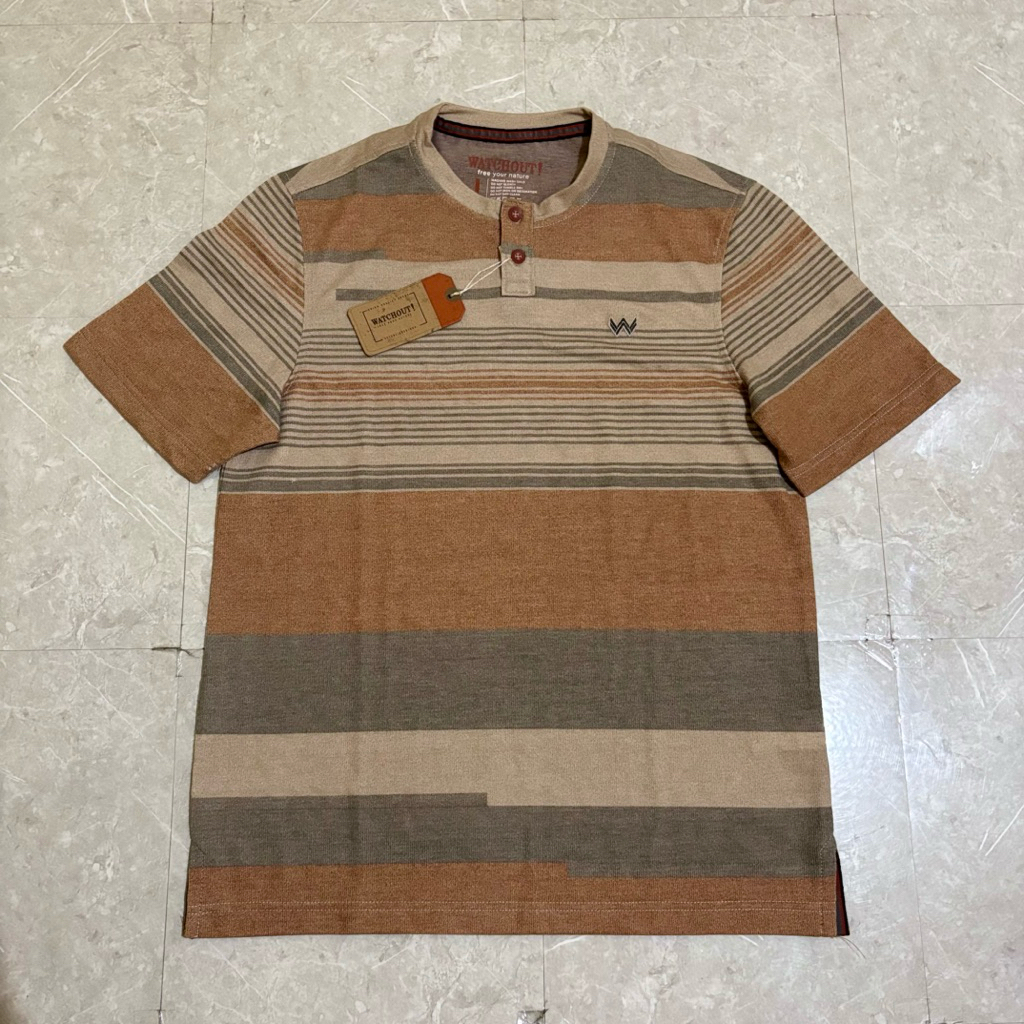 kaos kerah Shanghai watchout original WK401180816