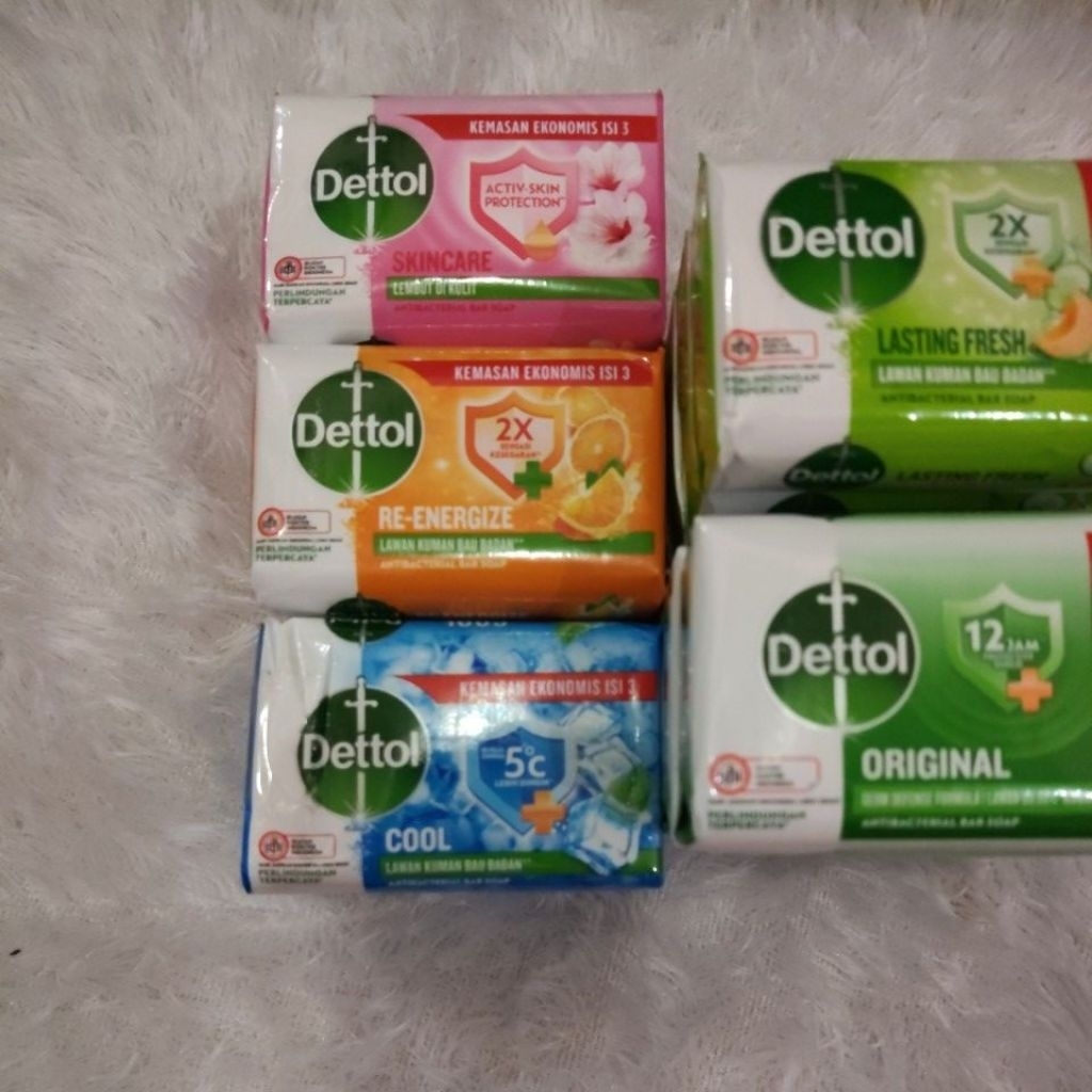 DETTOL 100 GRM SABUN BATANG DETTOL 100GR  SABUN MANDI DETTOL BESAR