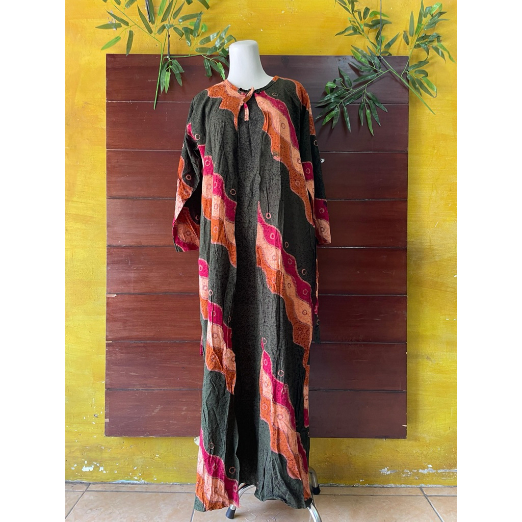 Daster wanita panjang / Batik outer / Batik kondangan / Daster batik / Daster lengan panjang