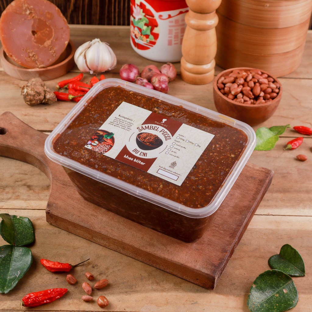

BEST SELLER Sambel Pecel Bu Eni Khas Blitar - 1kg Sambel Kacang Sangrai / Kencur Daun Jeruk / Asli Tanpa Bahan Pengawet / Bumbu Pecel Instan / Enak Murah / Praktis / Halal / Tanpa MSG / Premium / Lezat Gurih
