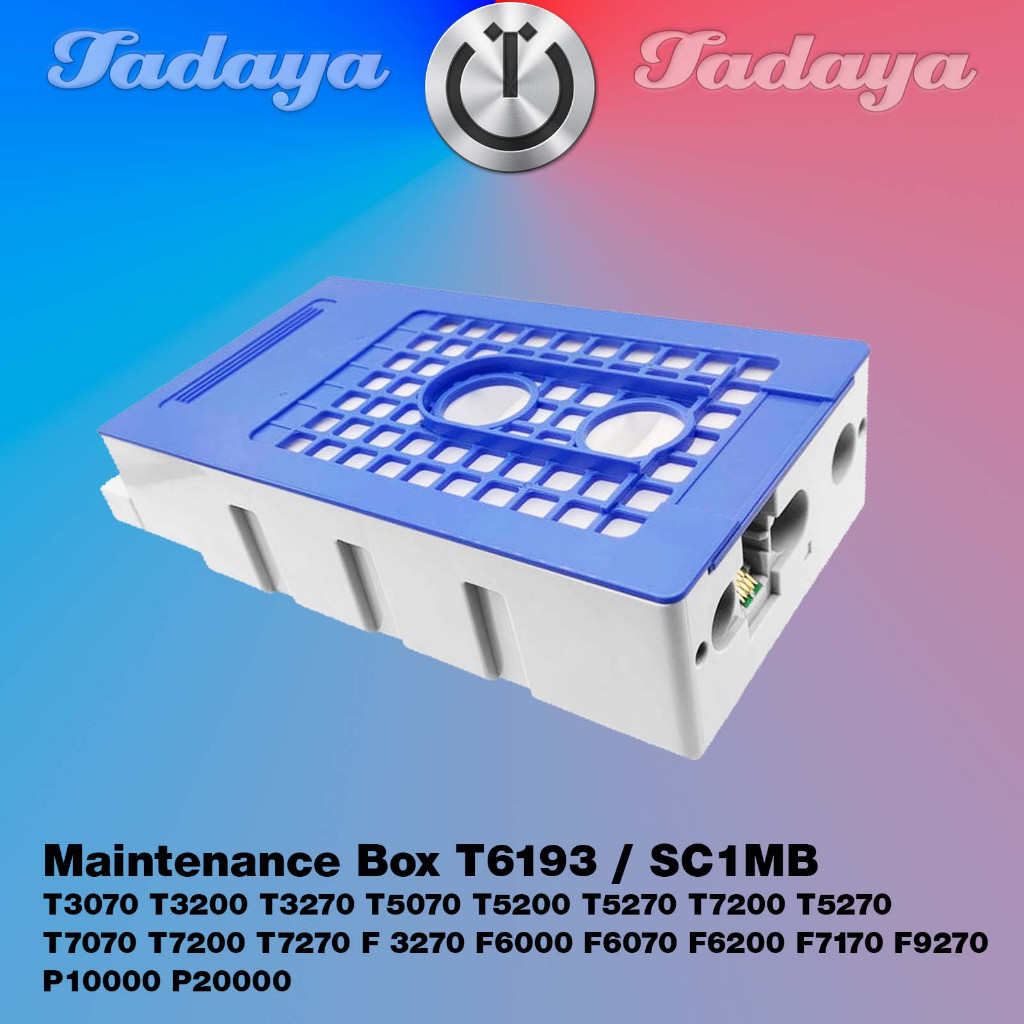 Maintenance Cartridge T6193 C13T619300 Catridge SC1MB Box Chip Reset Waste Ink Tank Sponge Busa Cip 