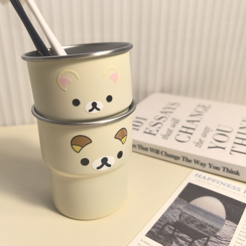 [PREORDER] Gelas Kumur Stainless Rilakkuma – Desain Imut & Praktis
