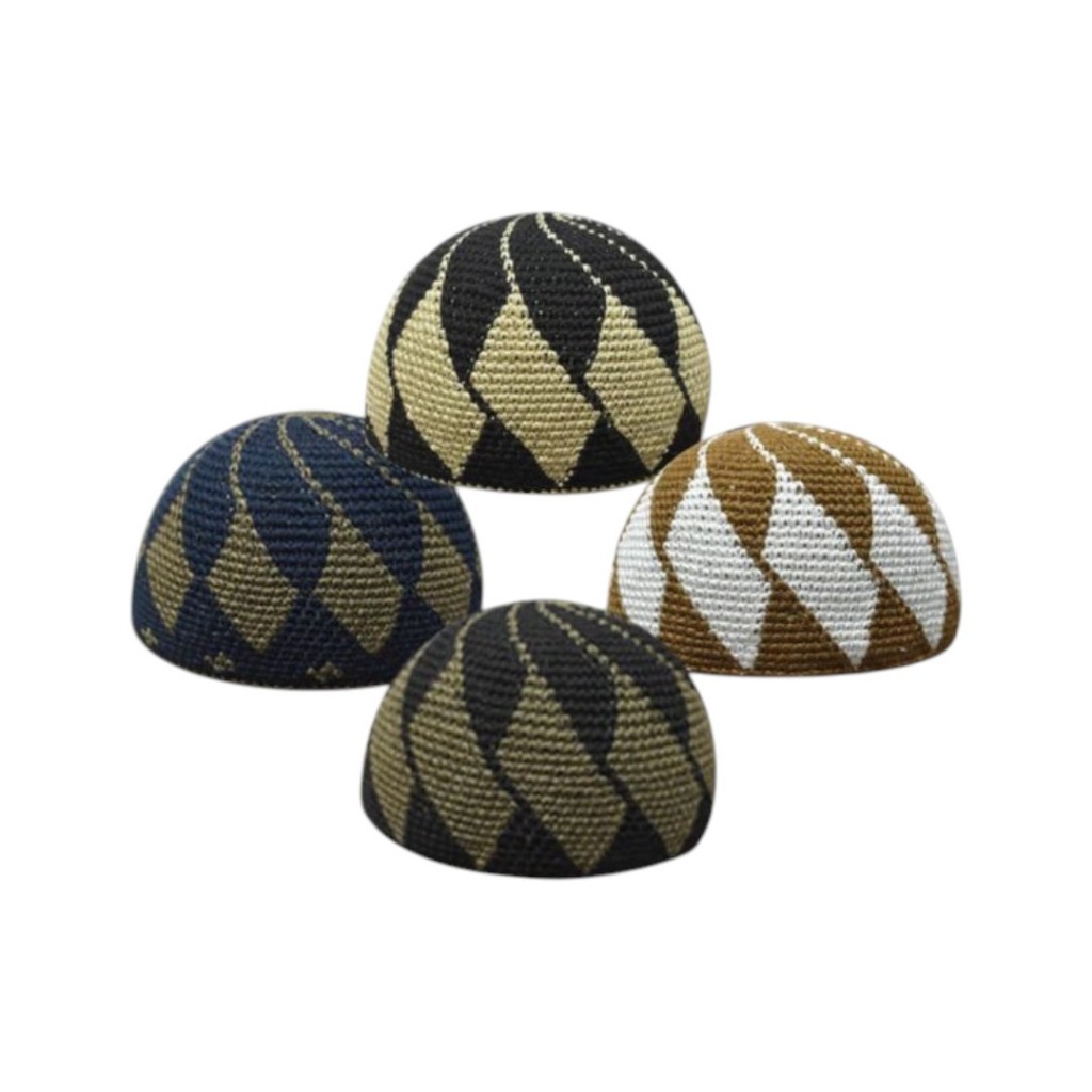 Peci Kopiah Rajut Super Amsii Yaman Tarim Motif Peci Rajut Yaman Tarim Amsii Motif Dewasa Grosir