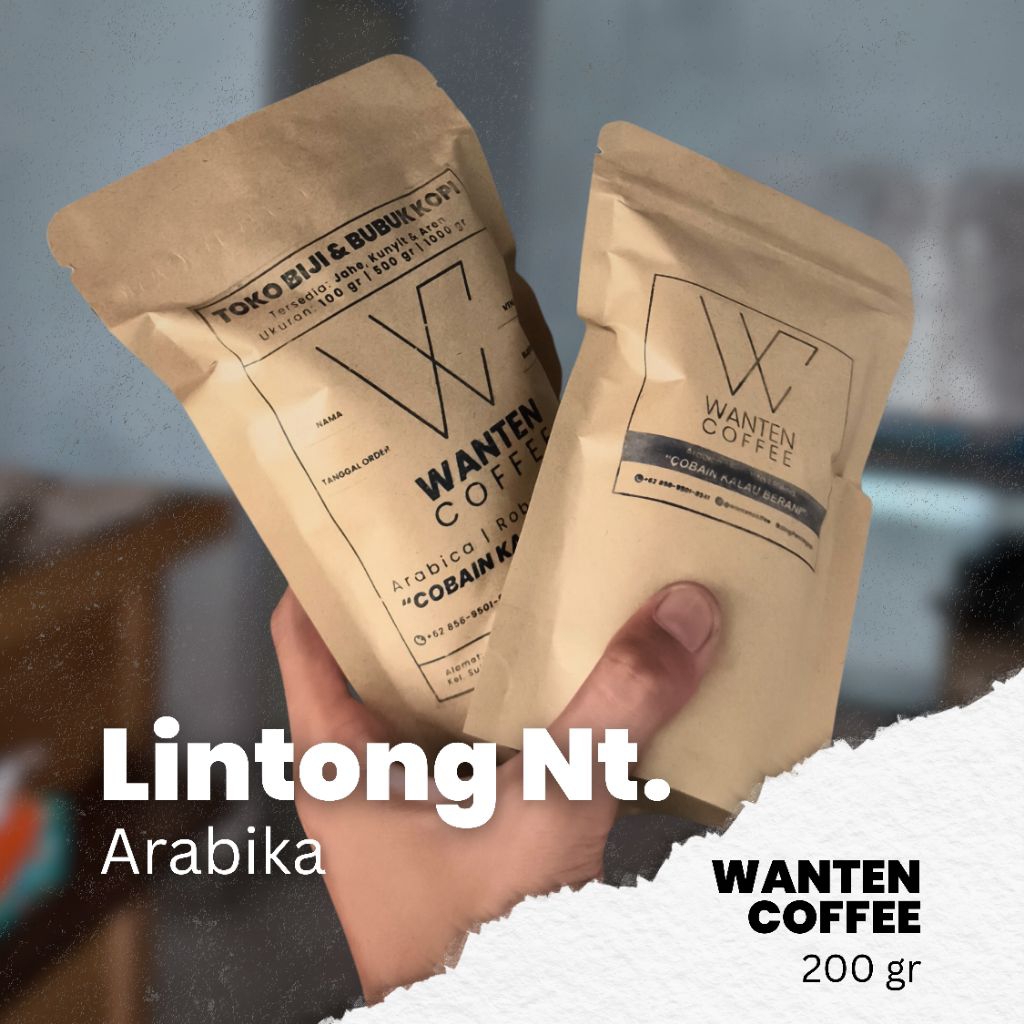 

Arabica Lintong Natural | Single Origin | 200 gram