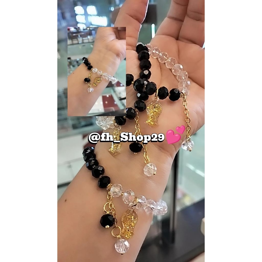 Fh29 Gelang terompah/ Gelang kristal terompah/ Gelang Palestina