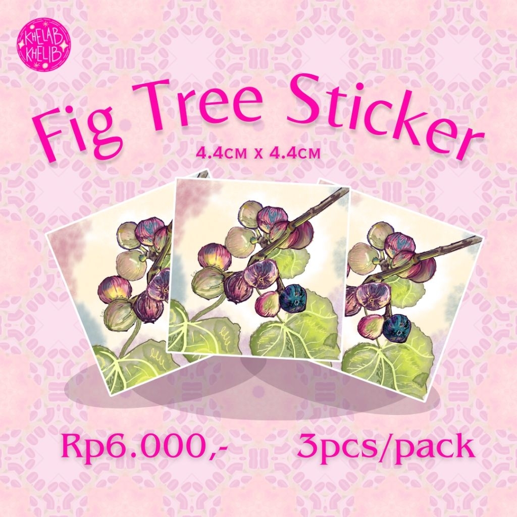 

Sticker Fig Tree: Inspired by Sylvia Plath - 3pcs/Pack
