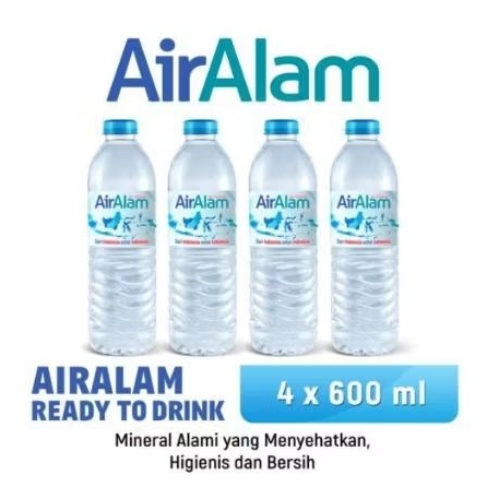 

AirAlam Ready To Drink 600 ml isi 4 botol