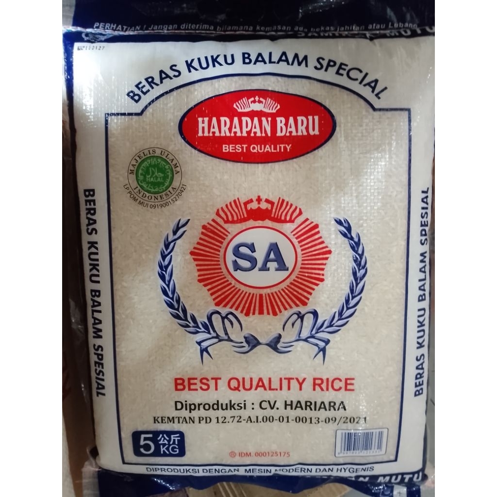 

Beras SA Kemasan 5kg