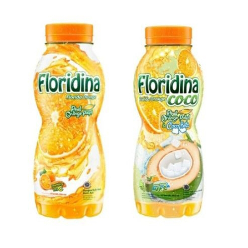 

Floridina Coco Orange dan Floridina 1 Botol 350 Ml kelapa asli jeruk degan fresh segar 1pack 12botol WINGSFOOD VITAMIN C