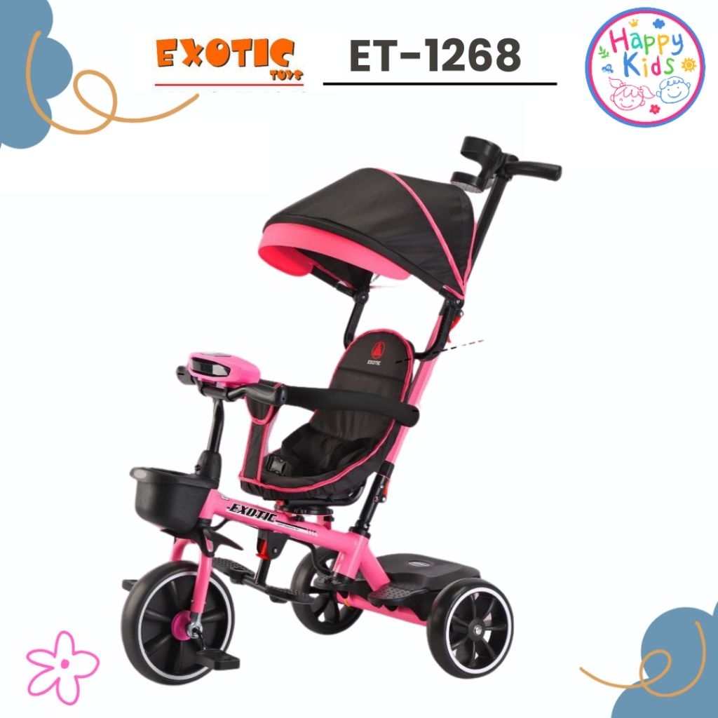 EXOTIC ET-1268 TRICYCLE SEPEDA ANAK RODA TIGA