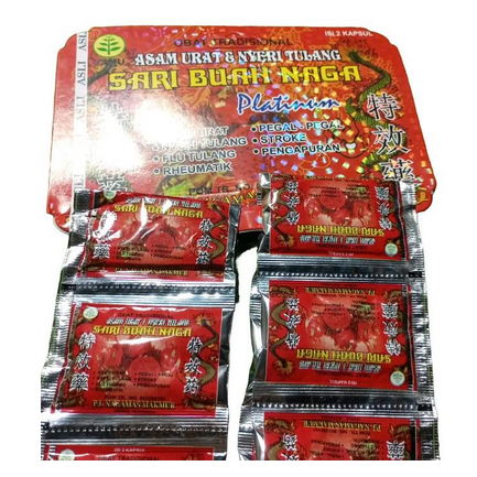 Kapsul Sari Buah Naga Renceng 20 Sachet