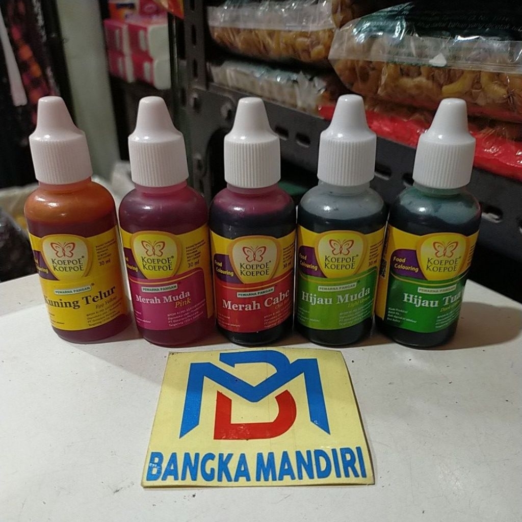 

pewarna makanan cap koepoe kopepoe [food coloring] pewarna pangan 30ml