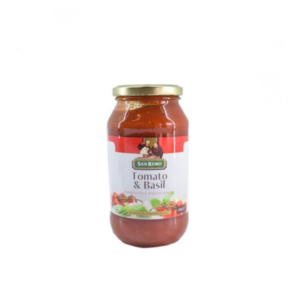 

san Remo pasta sauce tomato & basil 500 gram