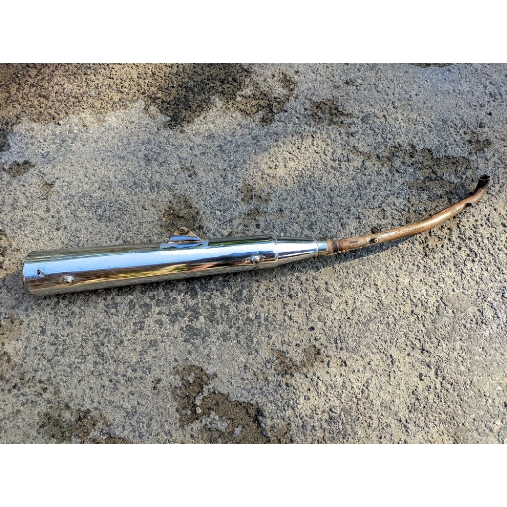 knalpot honda kirana original (bahan)