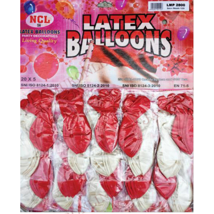 BALON MERAH PUTIH 1RENTENG