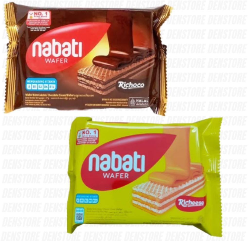 

Nabati Wafer Richeese - Richoco 37G / Wafer Nabati Keju - Coklat 37G