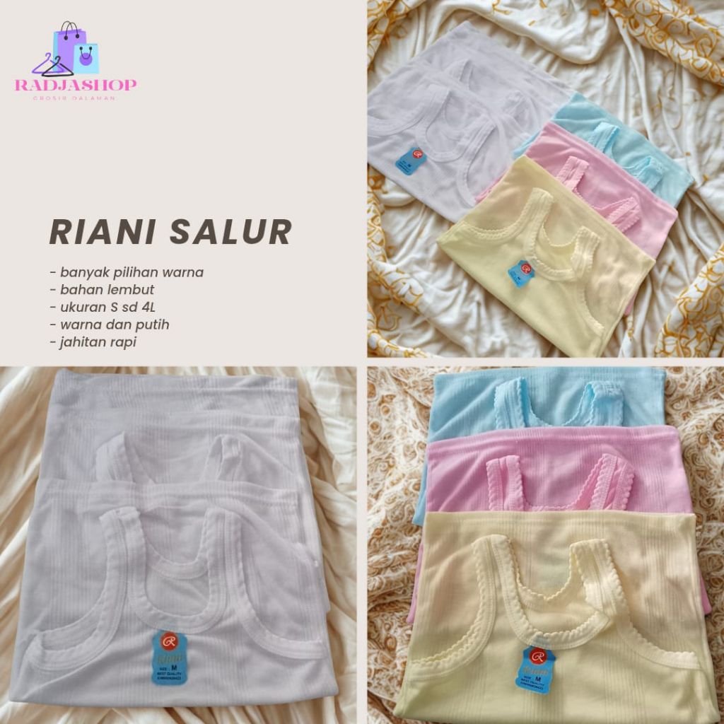 3 pcs Kaos Dalam Anak Putih  0 Sd 12 Tahun , Kaos Dalam Riani