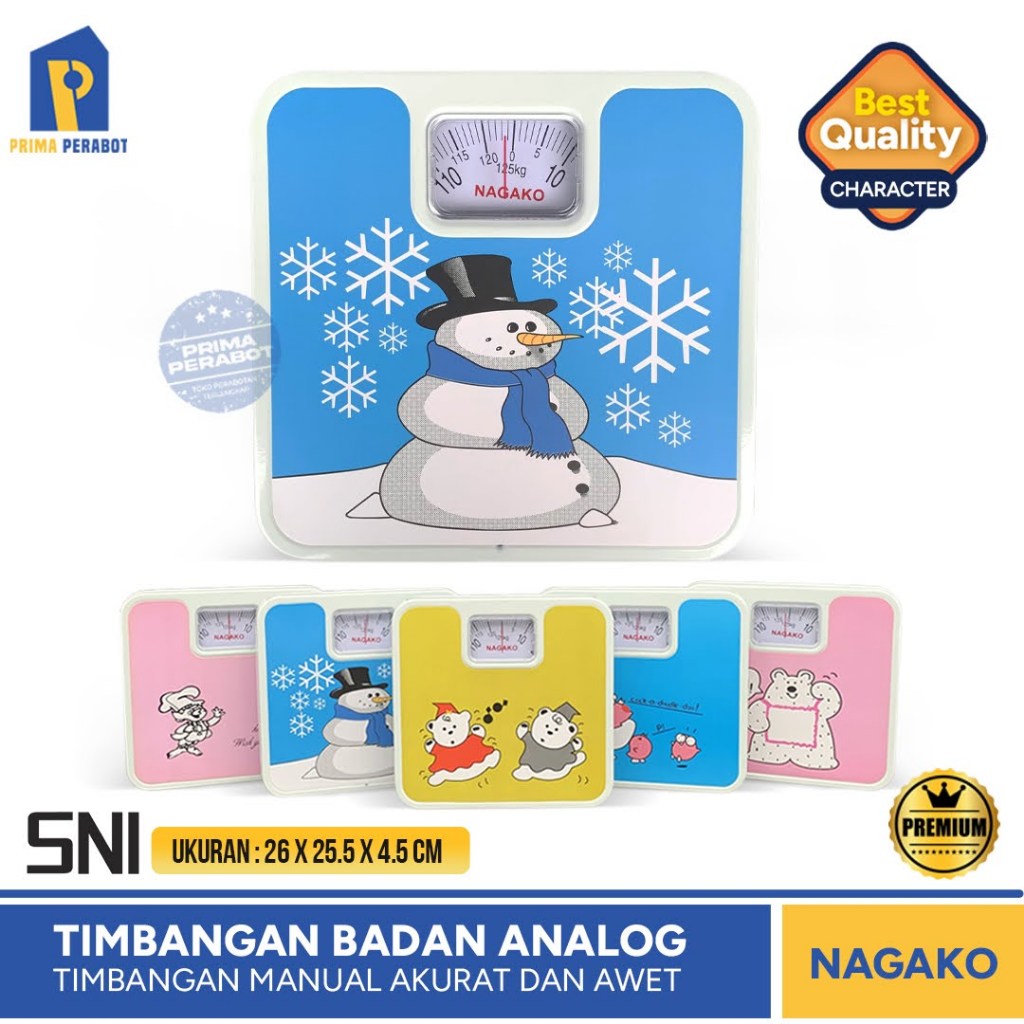 Timbangan Badan Karakter Manual TB-001