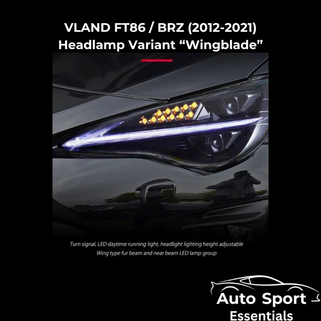 FT86/BRZ (2012-2019) HeadLamp VLAND Wingblade