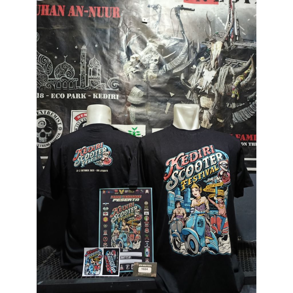 kaos KEDIRI SCOOTER FESTIVAL 8