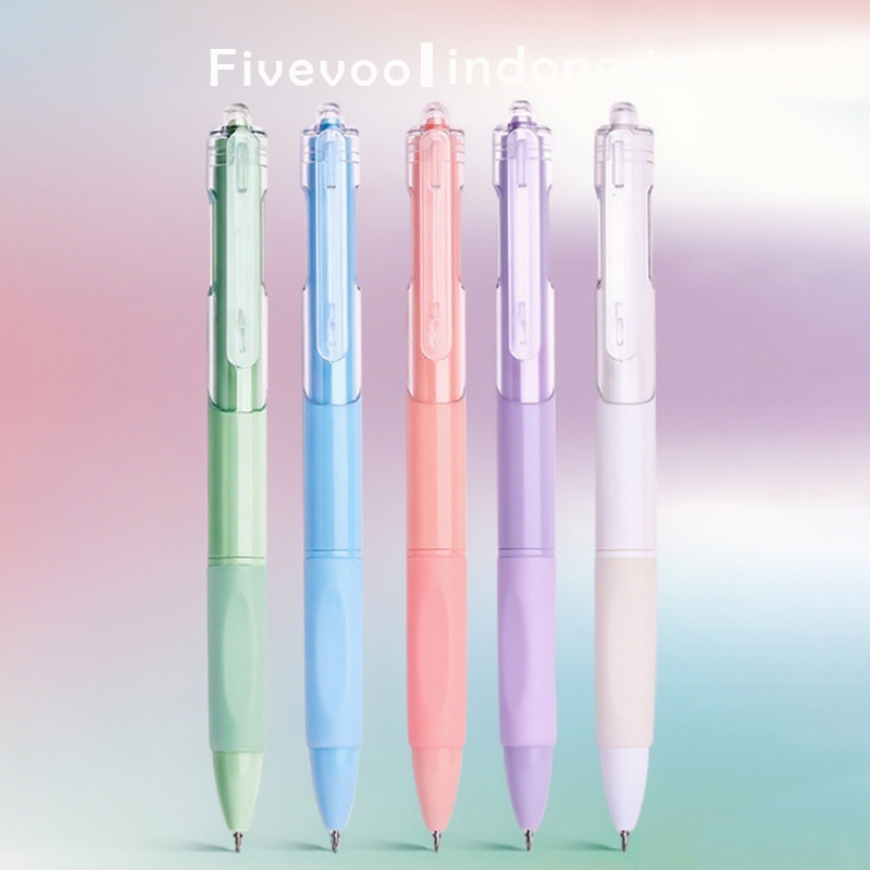

FIVEVOO Pulpen Netral Cepat Kering 0.5mm / Pulpen Anti Bocor Anak SD / Pulpen Jurnal Cepat Kering / Pulpen Minimalis Warna Morandi / Pulpen Tanda Tangan/Pulpen Gel