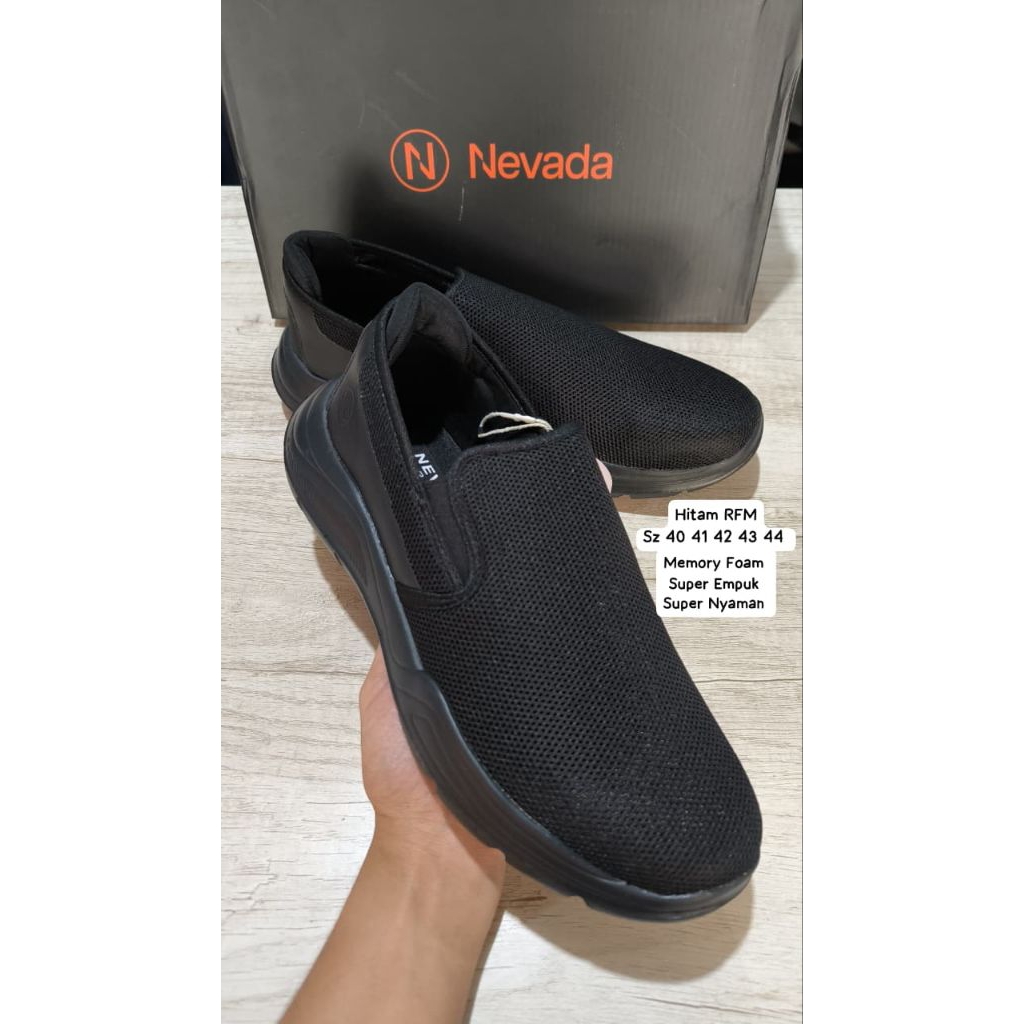 Sepatu Slip On Unisex Dewasa Original Brand Nevada