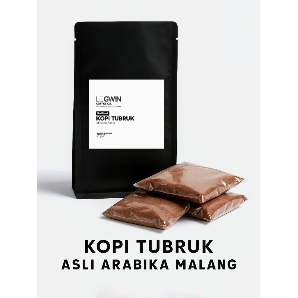 

LEGWIN COFFEE CO - Kopi Tubruk Arabika Malang 250 gram