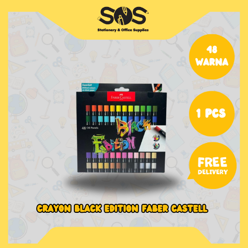 

Crayon Black Edition Faber Castell 48 warna 1 pcs