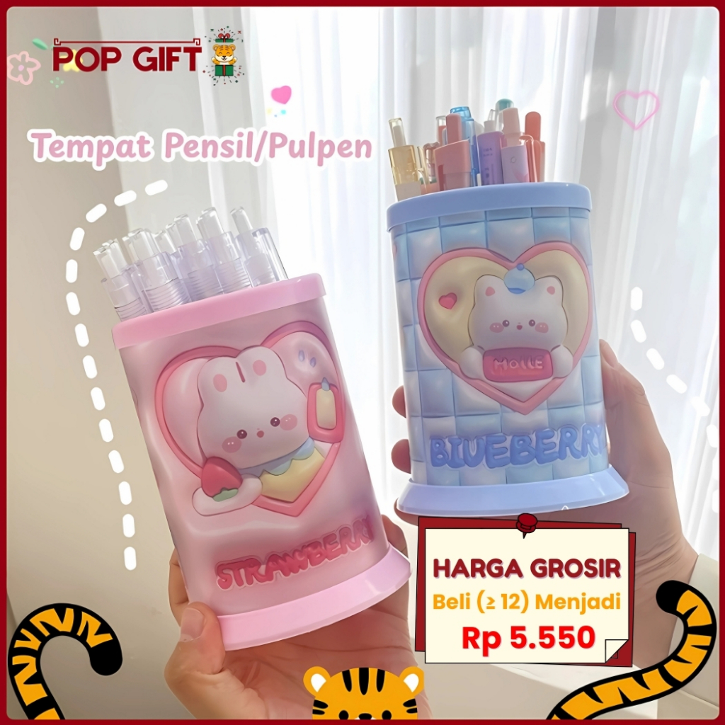 

PG Tempat Pena Pensil Tempat Alat Tulis Pajangan Meja Hiasan Meja Kerja Unik Lucu Kotak Pulpen KP13