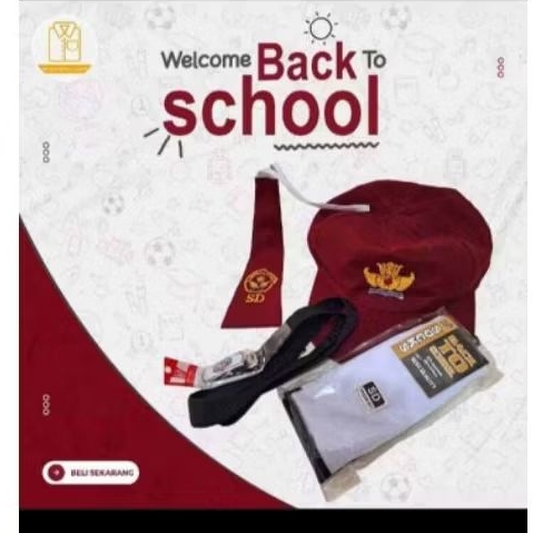 1 set perlengkapan sekolah sd/toko perlengkapan sekolah anak tk/set perlengkapan sekolah anak tk/set