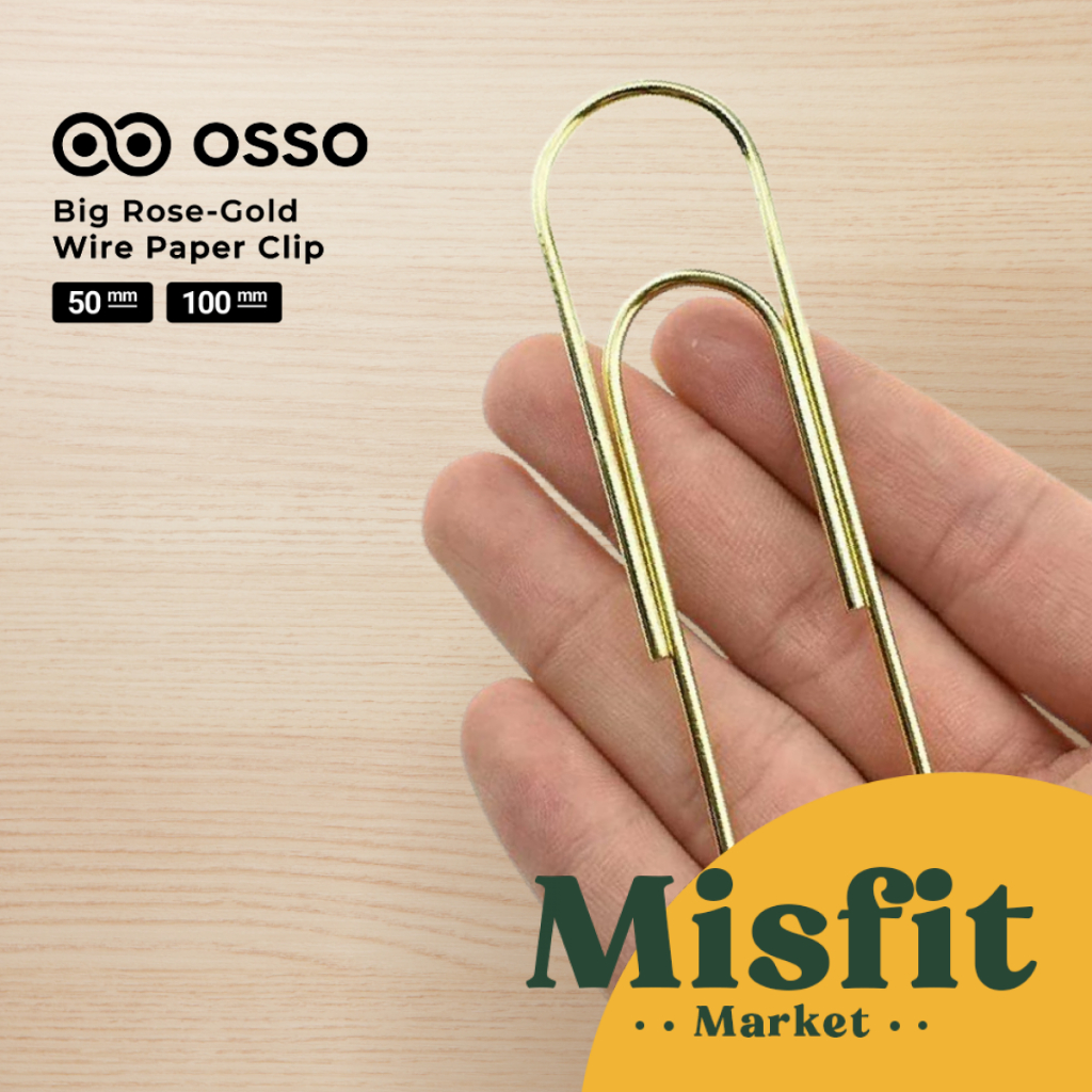

OSSO BIG Wire Paper Clip Klip Penjepit Kertas Large Big Size Jumbo