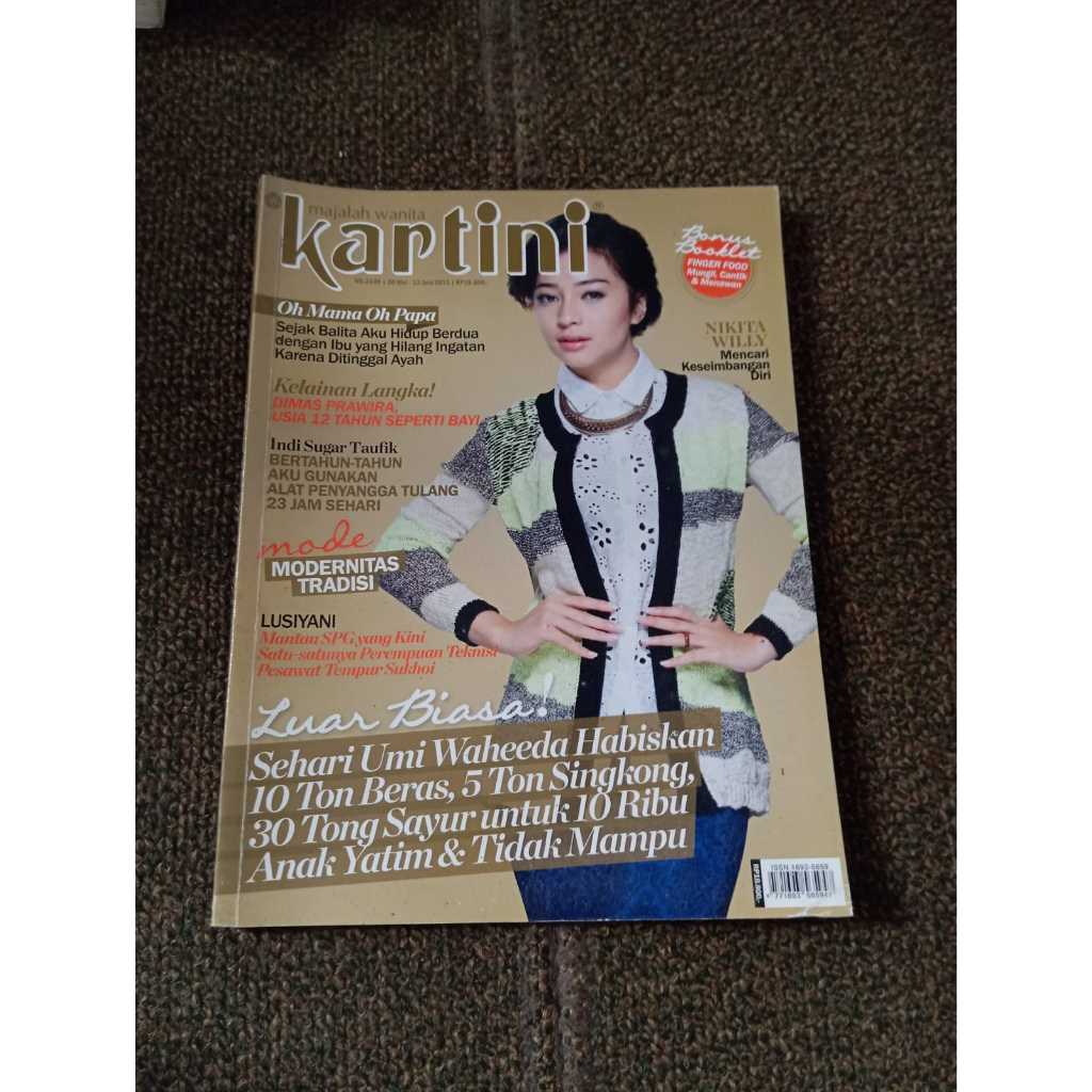 Majalah Kartini Nikita WIlly edisi Juni 2013