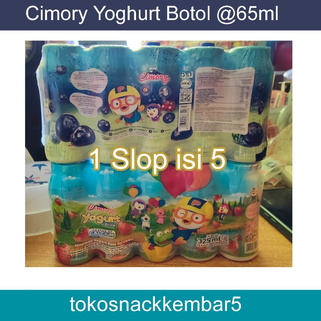 

Cimory Yoghurt botol mini 65ml isi 5 botol