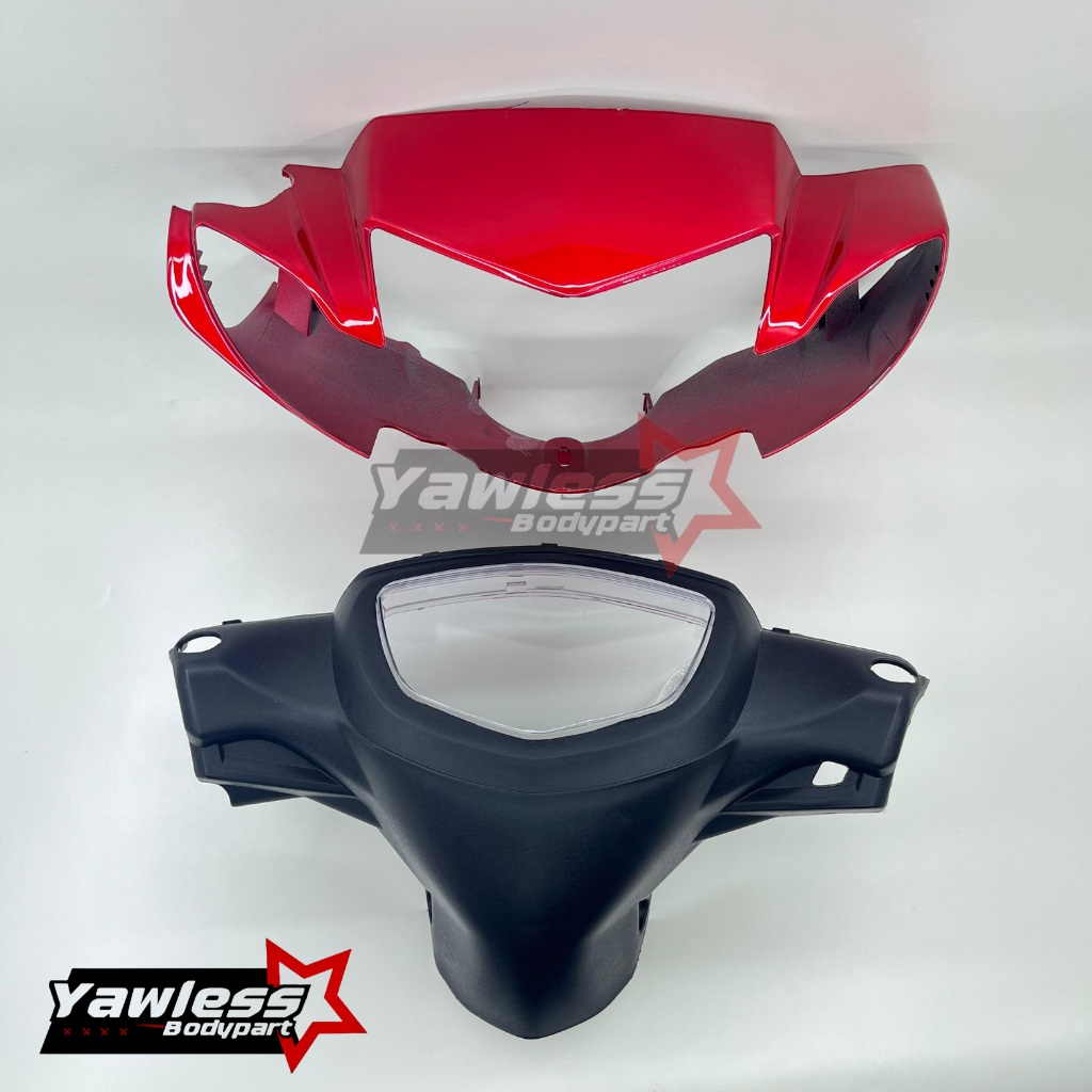 Batok Kepala Depan Belakang Vega R New Merah Maroon tahun 2006 - 2009 Batok Vega R warna Maroon komp