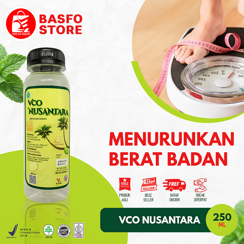 

VCO Extra Virgin Coconut Oil Nusantara 250ml – Minyak Kelapa Murni Premium