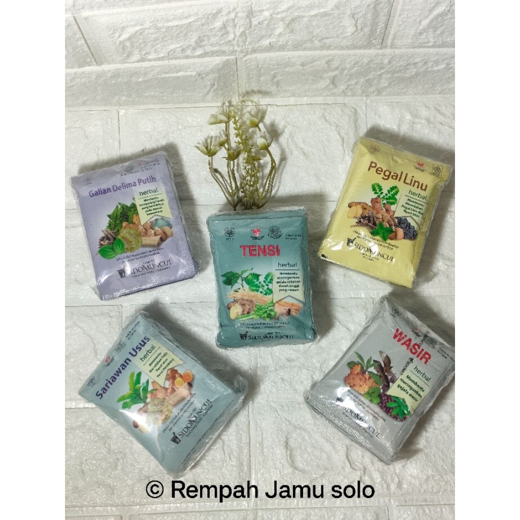 

Serbuk Jamu Sido Muncul 1 pak isi 10 sachet